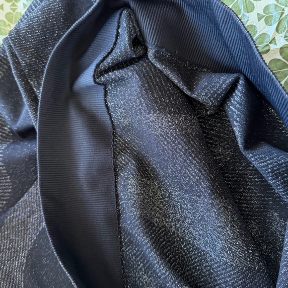 🍉Sweaty Betty Gold Shimmering Black Sweatshirt Cropped Top Running - Picture 6 of 7